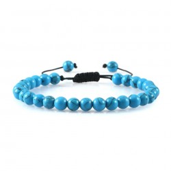 Bratara unisex cu pietre semipretioase albastre BRB002 Bratara unisex cu pietre semipretioase albastre BRB002