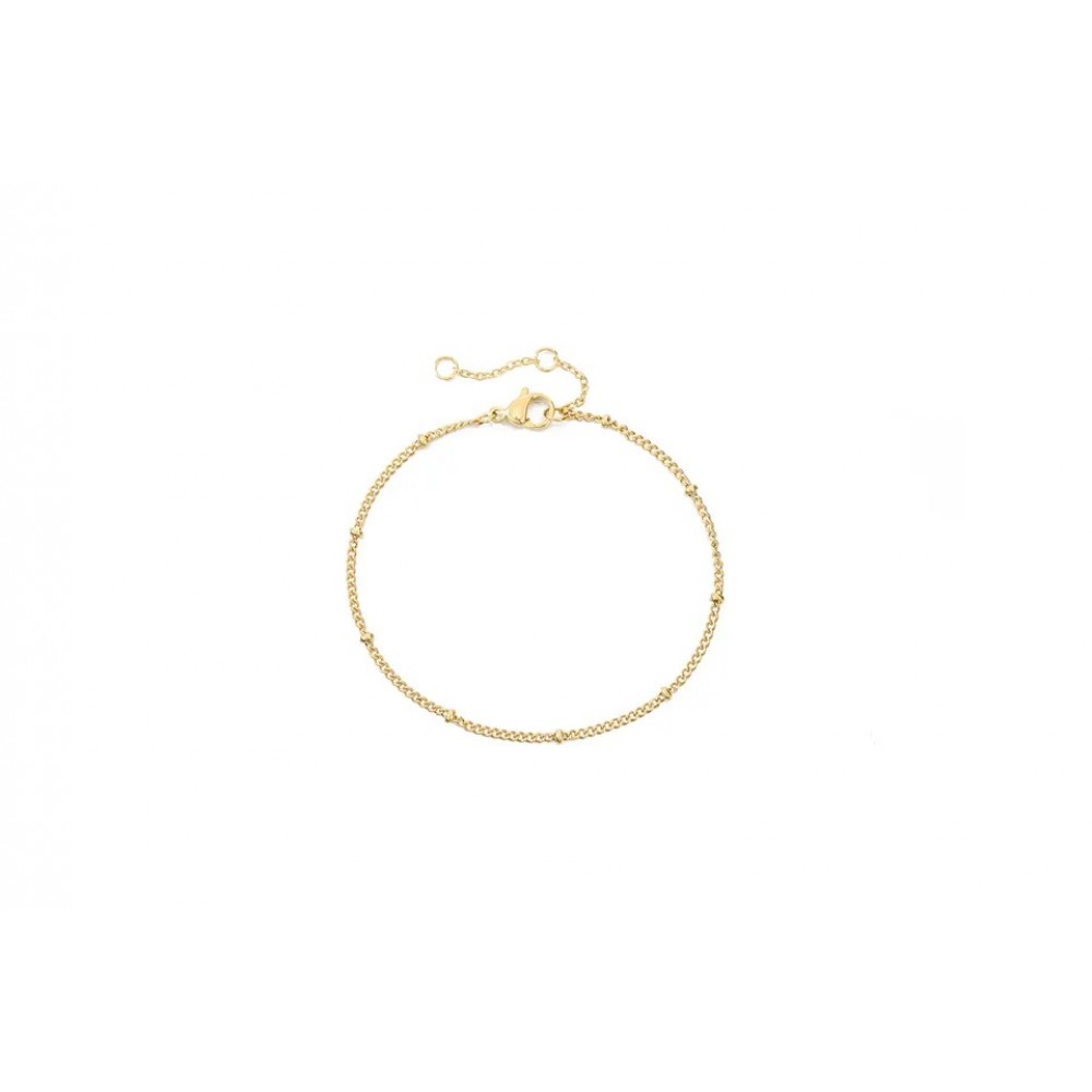 Bratara Luxury Fashion Dama din material inoxidabil placat cu aur galben de 14K BRD014