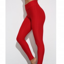 Colanti Fitness Dama Rosii cu talie inalta si efect modelator CDFIT027 Colanti Fitness Dama Rosii cu talie inalta si efect modelator CDFIT027
