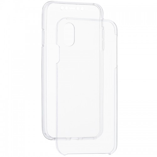 Husa Iphone XS Max 360 Full Cover Transparenta