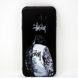 Husa Samsung Galaxy 4+ Imprimeu Negru si Alb