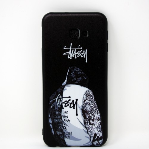 Husa Samsung Galaxy 4+ Imprimeu Negru si Alb