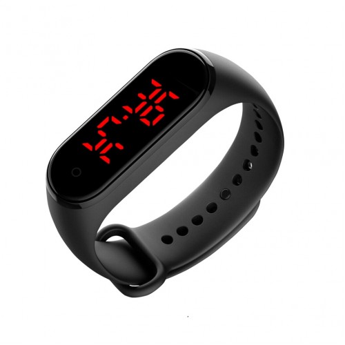 Ceas Bratara Smart Sport Negru cu termometru SBT01