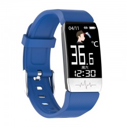 Ceas Smartwatch Touch Screen Albastru cu bluetooth/termometru Karen SWT1S Ceas Smartwatch Touch Screen Albastru cu bluetooth/termometru Karen SWT1S