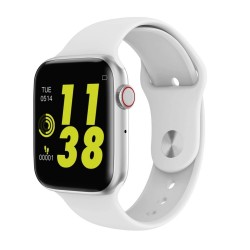 Ceas Smartwatch Touch Screen Alb cu bluetooth Karen SWW34 Ceas Smartwatch Touch Screen Alb cu bluetooth Karen SWW34