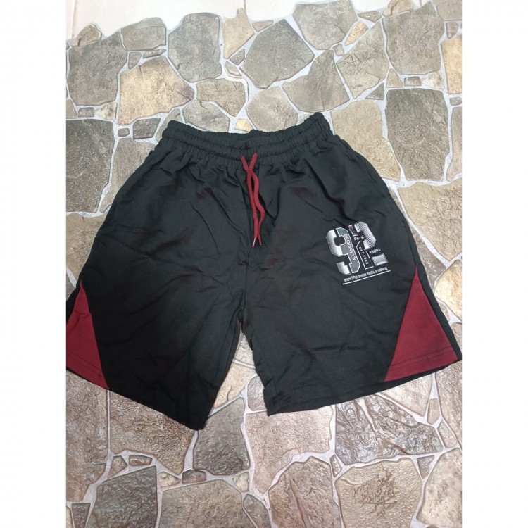 Pantaloni Barbatesti negri scurti  PSB01