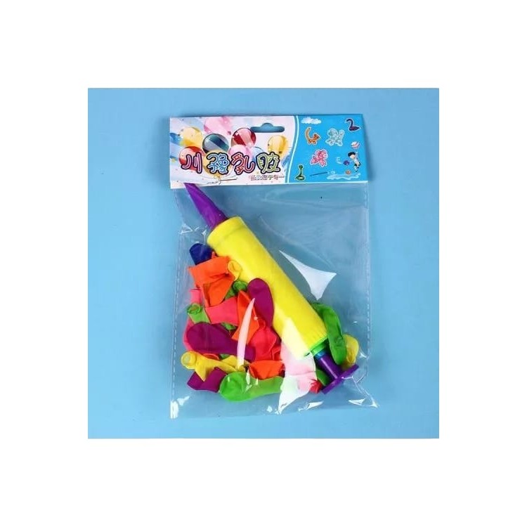 Set baloane latex + pompa SBLN006