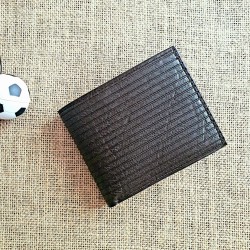 Portofel barbatesc maro din piele ecologica  ACPT022 Portofel barbatesc maro din piele ecologica  ACPT022