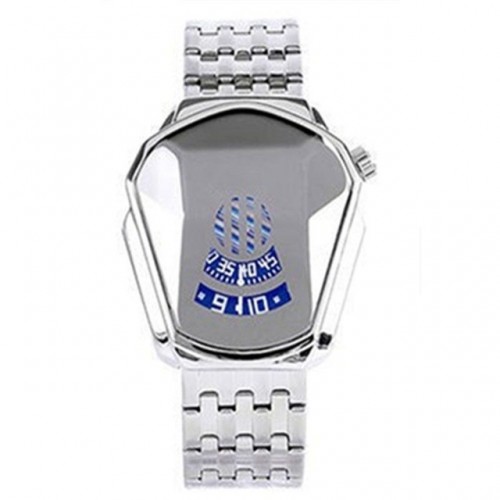 Ceas Barbatesc Sport Fashion Silver cu bratara metalica argintie CBQZ009