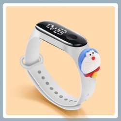 Ceas Copii alb cu cadran digital si bratara silicon reglabila cu personaje animate QUARTZ CDQZ102 Ceas Copii alb cu cadran digital si bratara silicon reglabila cu personaje animate QUARTZ CDQZ102