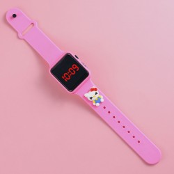 Ceas Copii roz cu cadran digital si bratara silicon reglabila QUARTZ CDQZ107 Ceas Copii roz cu cadran digital si bratara silicon reglabila QUARTZ CDQZ107
