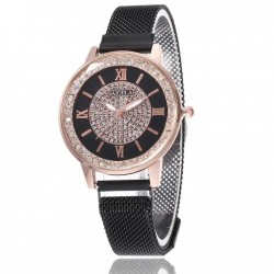 Ceas Dama Elegant negru cu bratara magnetica Collection QUARTZ CDQZ147 Ceas Dama Elegant negru cu bratara magnetica Collection QUARTZ CDQZ147