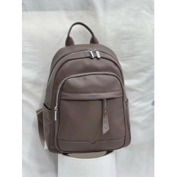 Rucsac Fashion gri din piele eco cu buzunar si bareta detasabila ACRD338 Rucsac Fashion gri din piele eco cu buzunar si bareta detasabila ACRD338