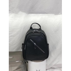 Rucsac Fashion negru din piele eco cu  bareta detasabila ACRD341 Rucsac Fashion negru din piele eco cu  bareta detasabila ACRD341