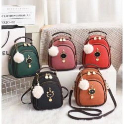 Rucsac Geanta Fashion din piele eco cu buzunar exterior cu fermoar si accesorii aurii in forma de pisicuta ACRD346 Rucsac Geanta Fashion din piele eco cu buzunar exterior cu fermoar si accesorii aurii in forma de pisicuta ACRD346