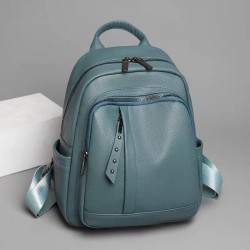 Rucsac  dama albastru fashion din piele ecologica cu multiple buzunare ACRD349 Rucsac  dama albastru fashion din piele ecologica cu multiple buzunare ACRD349