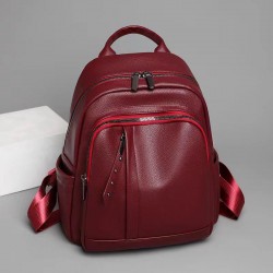 Rucsac  dama grena fashion din piele ecologica cu multiple buzunare ACRD349 Rucsac  dama grena fashion din piele ecologica cu multiple buzunare ACRD349