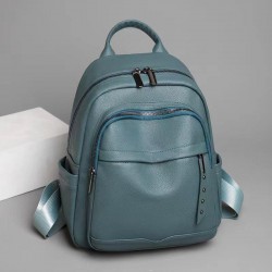 Rucsac  dama albastru fashion din piele ecologica cu multiple buzunare ACRD350 Rucsac  dama albastru fashion din piele ecologica cu multiple buzunare ACRD350