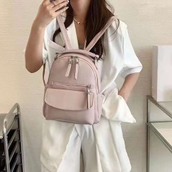 Rucsac  dama fashion roz deschis din piele ecologica ACRD374 Rucsac  dama fashion roz deschis din piele ecologica ACRD374