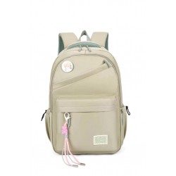 Ghiozdan tip Rucsac verde din material textil impermeabil cu buzunare multiple si catarame ACRD382 Ghiozdan tip Rucsac verde din material textil impermeabil cu buzunare multiple si catarame ACRD382